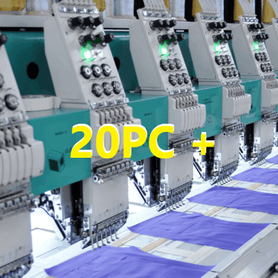 EMB TO GARMENT 20PCS +