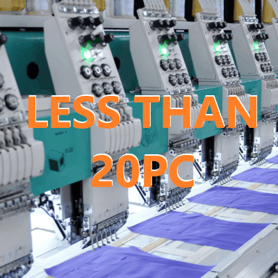 EMB TO GARMENT LESS THAN 20PCS