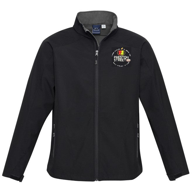 PRESTON ST IGA J307 MEN'S GENEVA JACKET - BLK/GRAPHITE