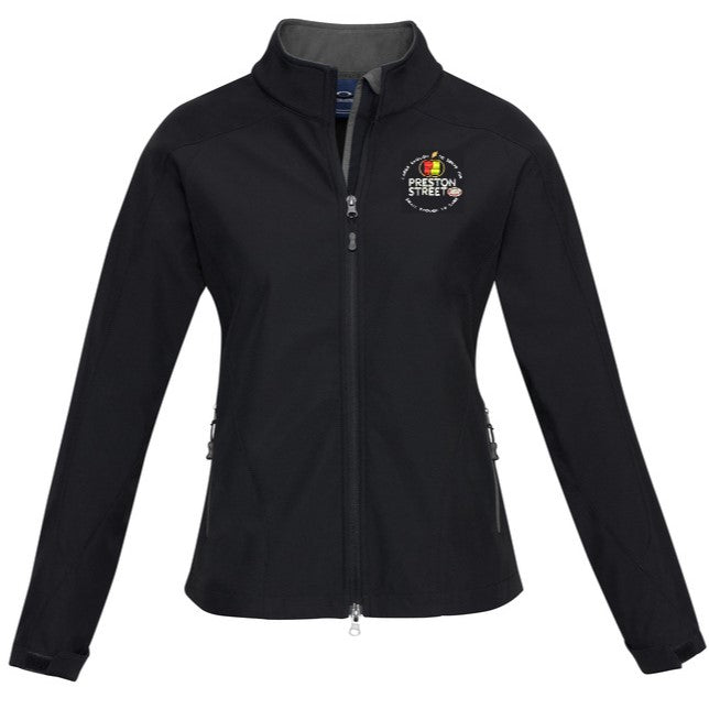 PRESTON ST IGA J307L LADIES GENEVA JACKET - BLK/GRAPHITE