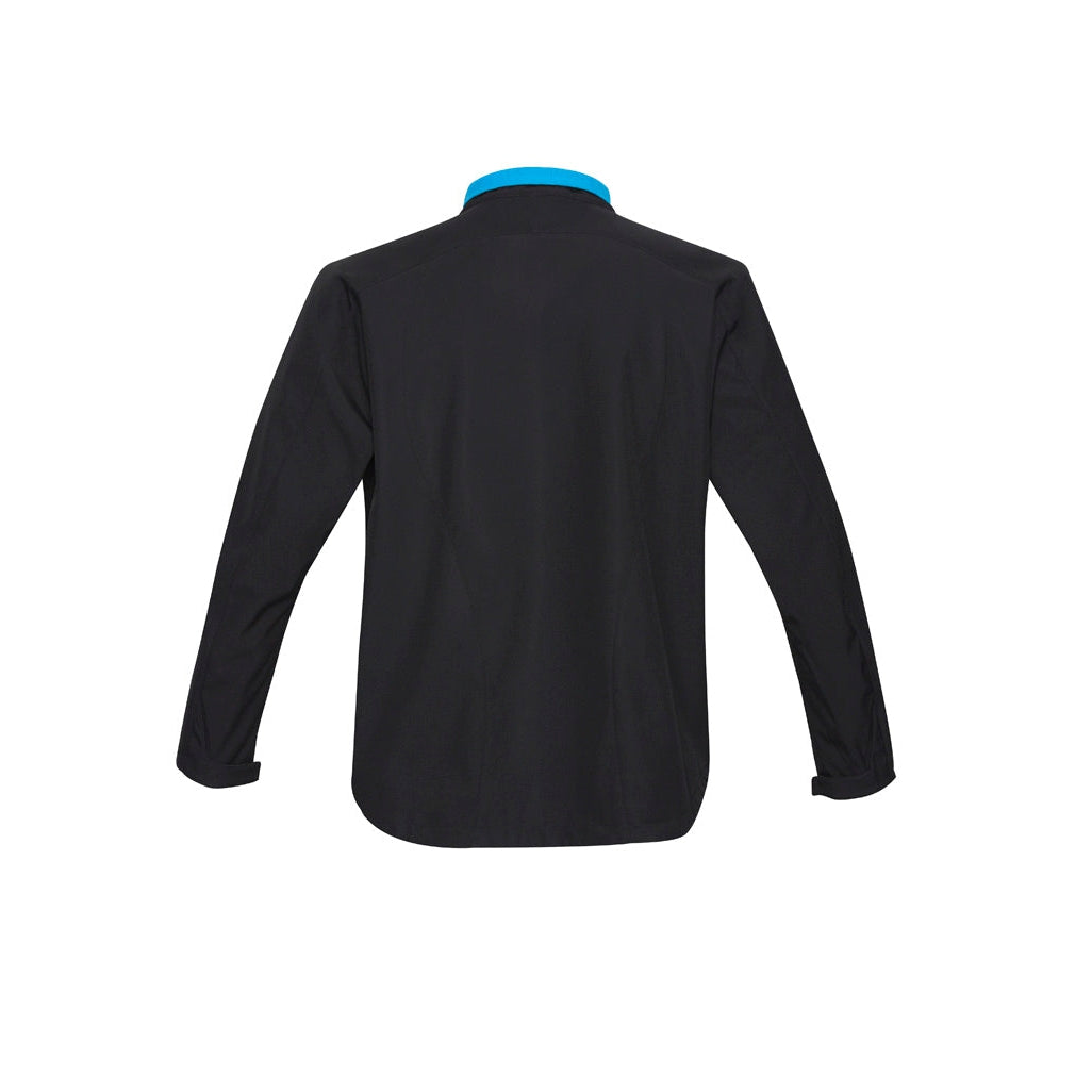 DYNAMO FITNESS J307M MENS GENEVA JACKET - BLK/CYAN