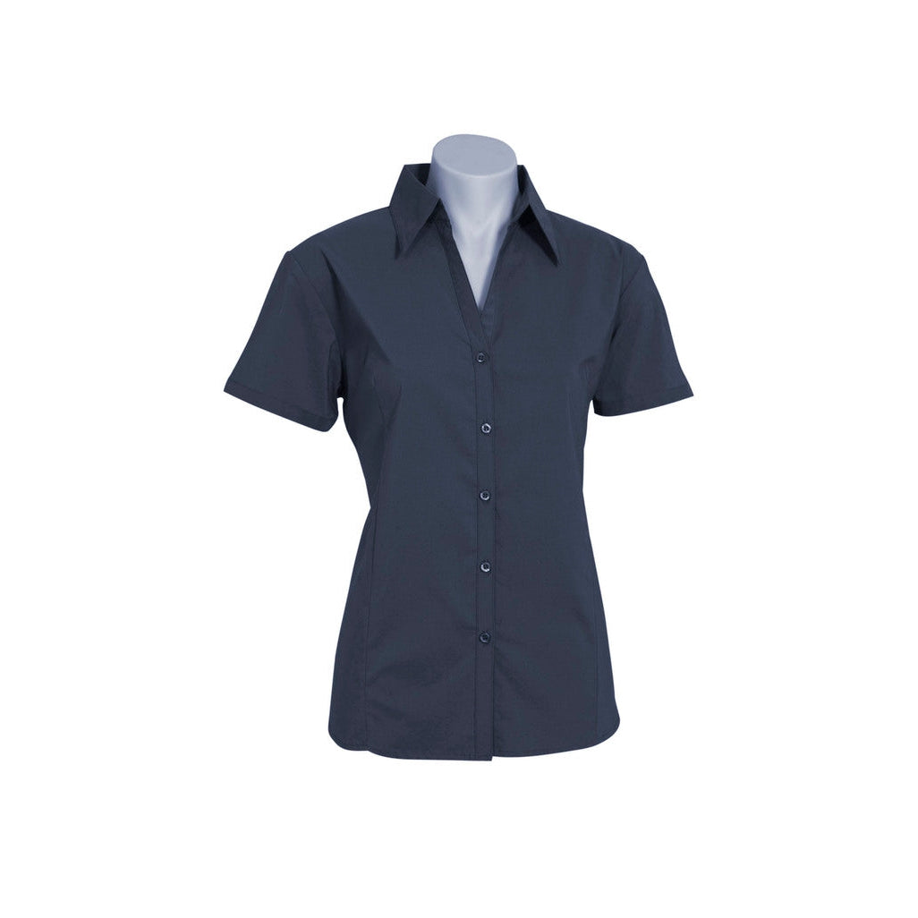 PINNACLE - (BARRACK ST) - LB7301 - LADIES S/S METRO SHIRT - CHARCOAL