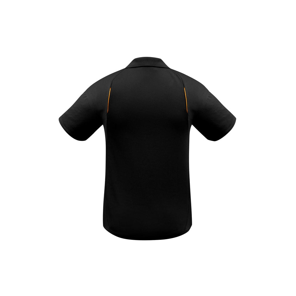 KAPTURE PHOTOGRAPHY - P244LS/P244MS - UNITED S/S POLO - BLACK/GOLD