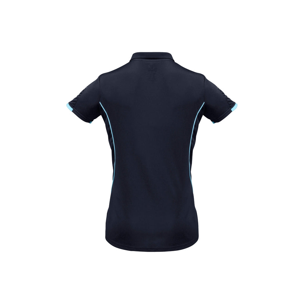BAL CC (STAFF) P405LS LADIES UNIFORM POLO - NAVY/SKY