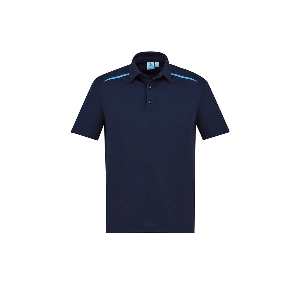 BAL CC (STAFF) P901MS MENS SONAR POLO - NAVY/SKY