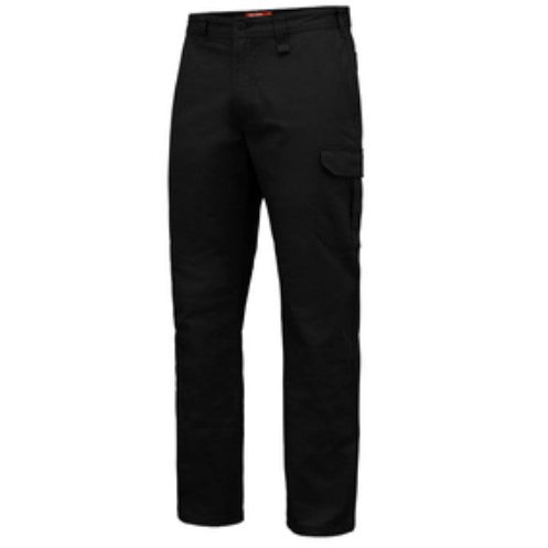 BEEF SHED | Y02597 - DRILL CARGO PANTS - BLACK
