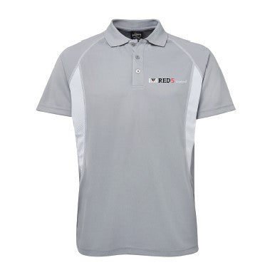 RED 5 LTD 7IP POLO - GREY/WHT
