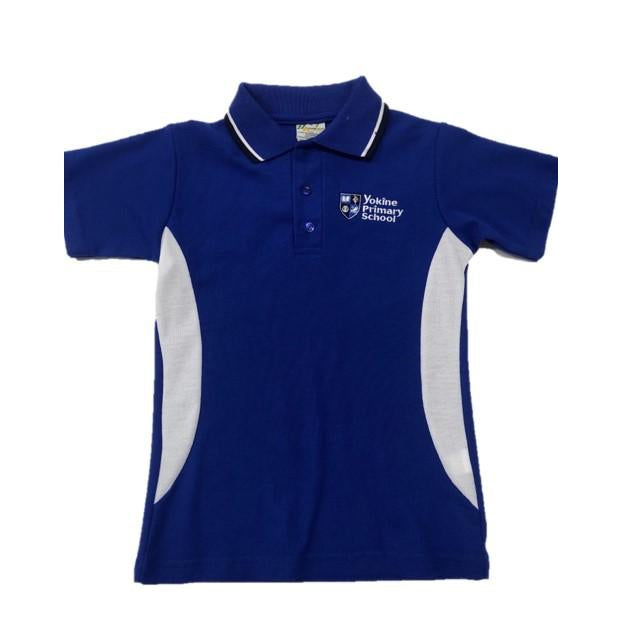 YOKINE POLO ROYAL/WHITE