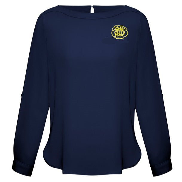 ALINJARRA STAFF S828LL MADISON BOAT NECK BLOUSE