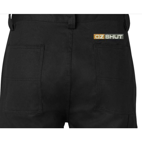 OZ SHUT | 3302 - DNC COTTON DRILL CARGO SHORTS - BLACK