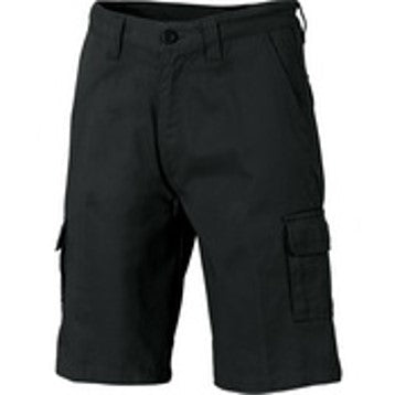 OZ SHUT | 3302 - DNC COTTON DRILL CARGO SHORTS - BLACK