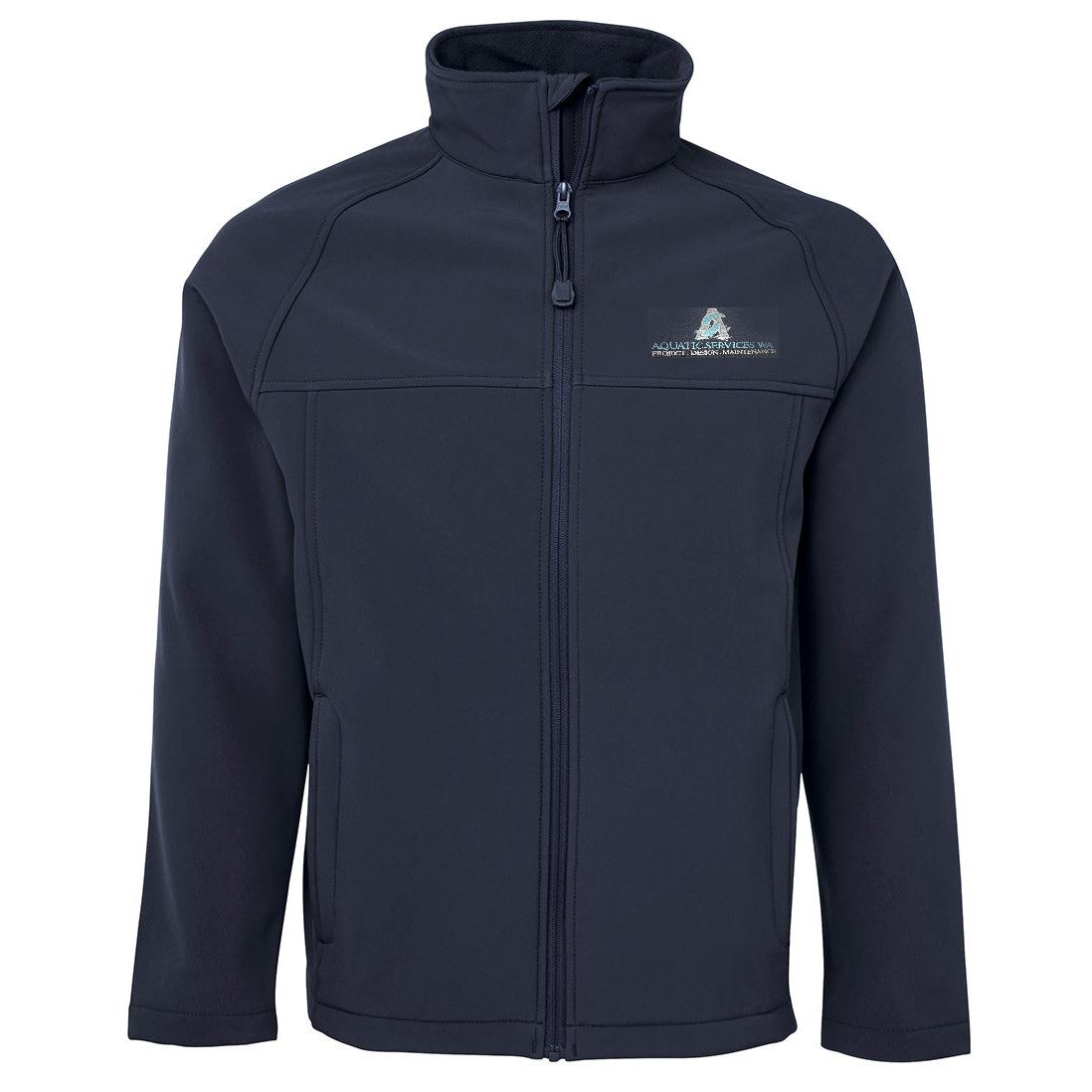AQUATIC SERVICES 3LJ SOFTSHELL JACKET - NAVY