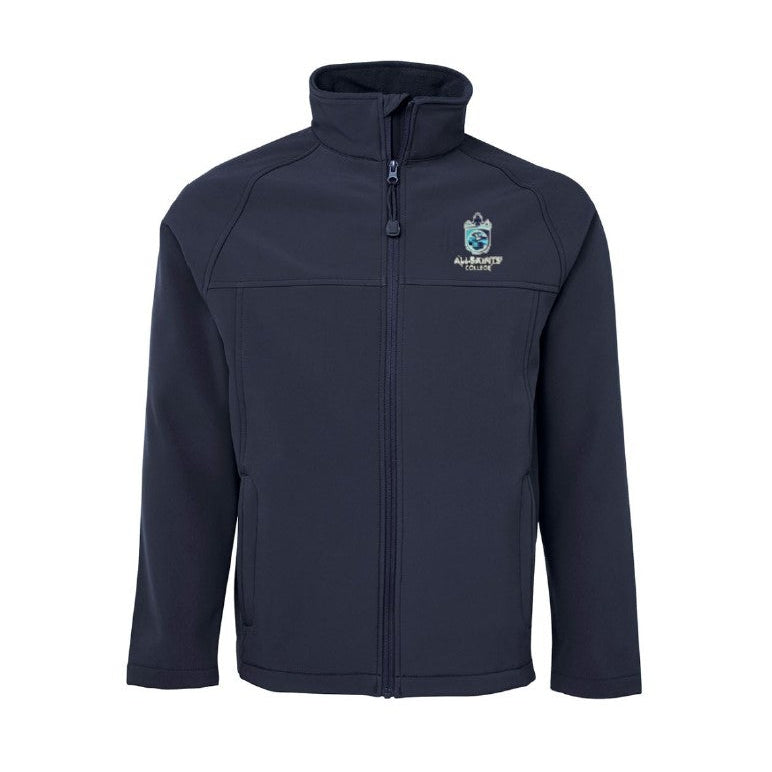 ALL SAINTS' 3LJ MENS' SOFTSHELL STAFF JACKET - NAVY