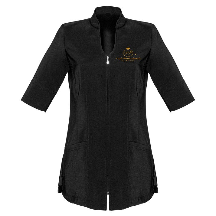 LASH PROFESSIONALS H632L BLISS TUNIC - BLACK