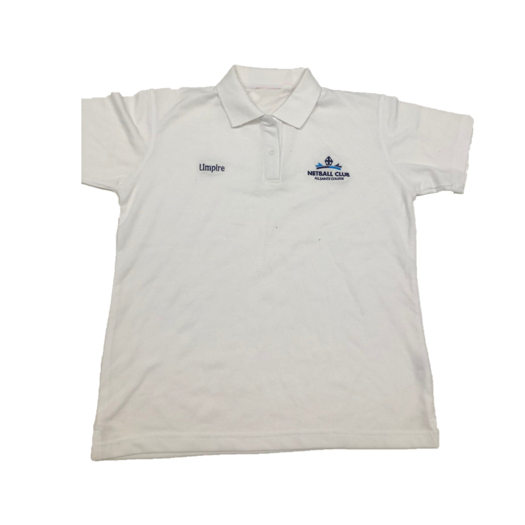 ALL SAINTS' - 2LPS - NETBALL UMPIRE POLO - WHITE
