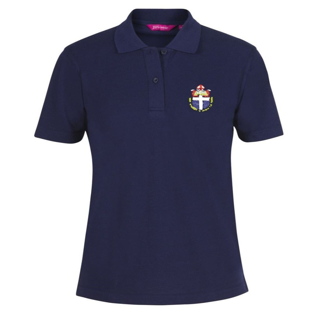 JOHN WOLLASTON CLEANER 2LPS LADIES 210 POLO (NAVY)