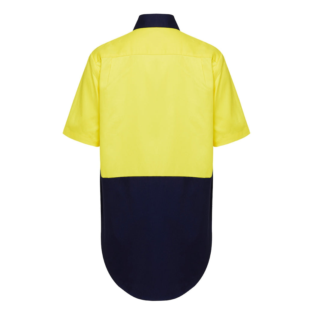 S/SL L/WEIGHT 2 TONE COTTON DRILL SHIRT - Y04620