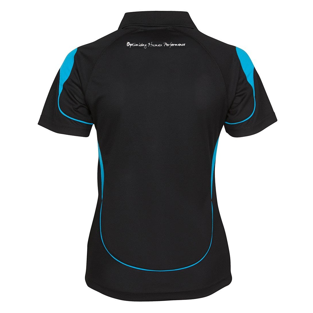BODY BIO 7BEL1 PODIUM BELL POLO BLK/AQUA - LADIES