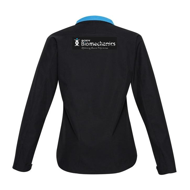 BODY BIO J307M GENEVA JACKET BLK/CYAN - LADIES/KIDS