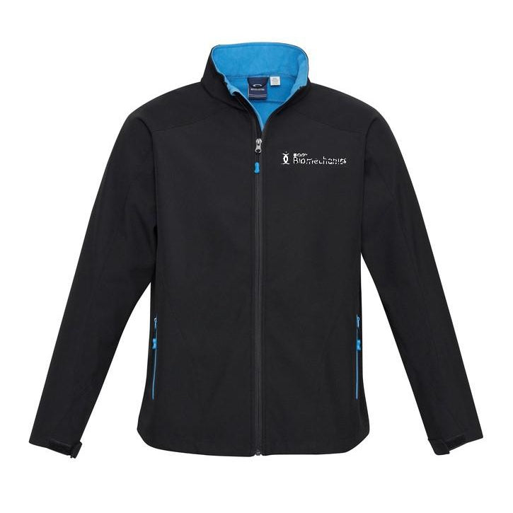 BODY BIO J307M GENEVA JACKET BLK/CYAN - MEN'S