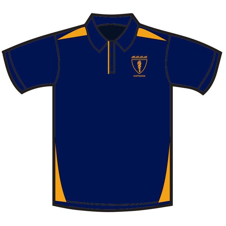 KAPINARA - LEAVERS POLO - NAVY/GOLD