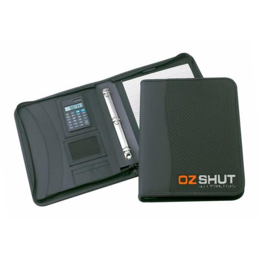 OZ SHUT | D967 - CONRAD ZIPPERED 3-RING COMPENDIUM