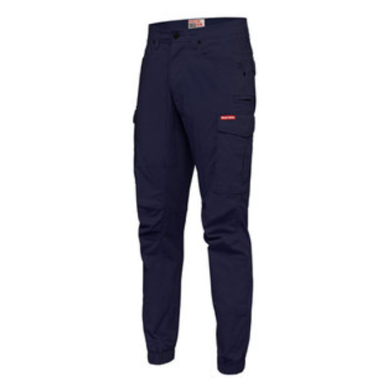 HOUSE & CO Y02340 HARD YAKKA CUFFED PANTS - BLACK