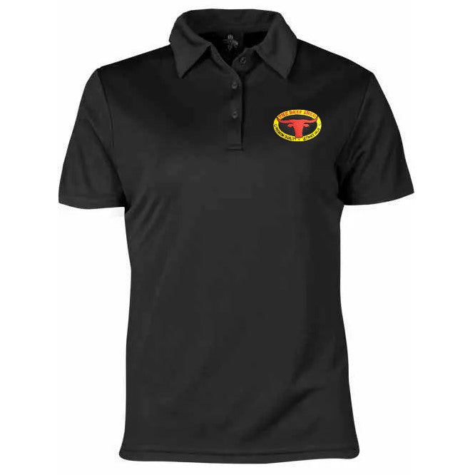 BEEF SHED | 2307 - LADIES BOTANY POLO - BLACK