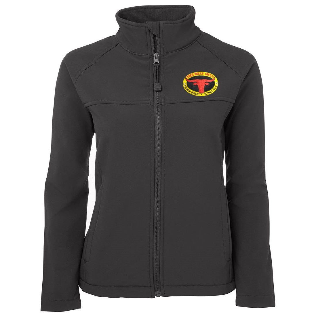 BEEF SHED | 3LJ1 - LADIES SOFT SHELL JACKET - BLACK