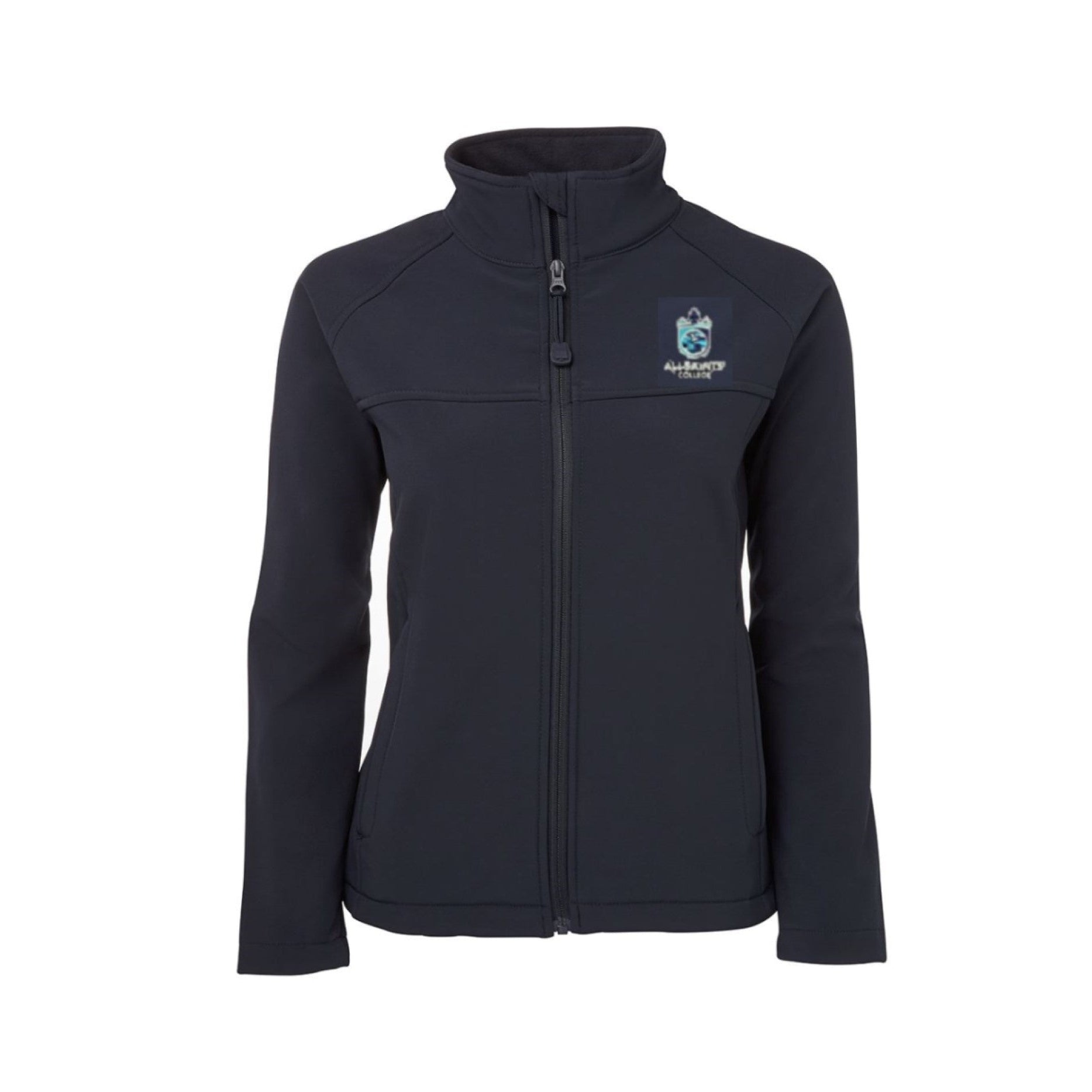 ALL SAINTS' 3LJ1 LADIES' SOFTSHELL STAFF JACKET - NAVY