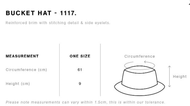 BUCKET HAT - 1117