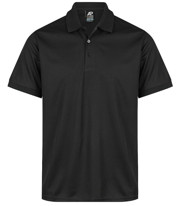 THE HARBOUR - LACHLAN MENS POLOS - 1314/2314 - BLACK