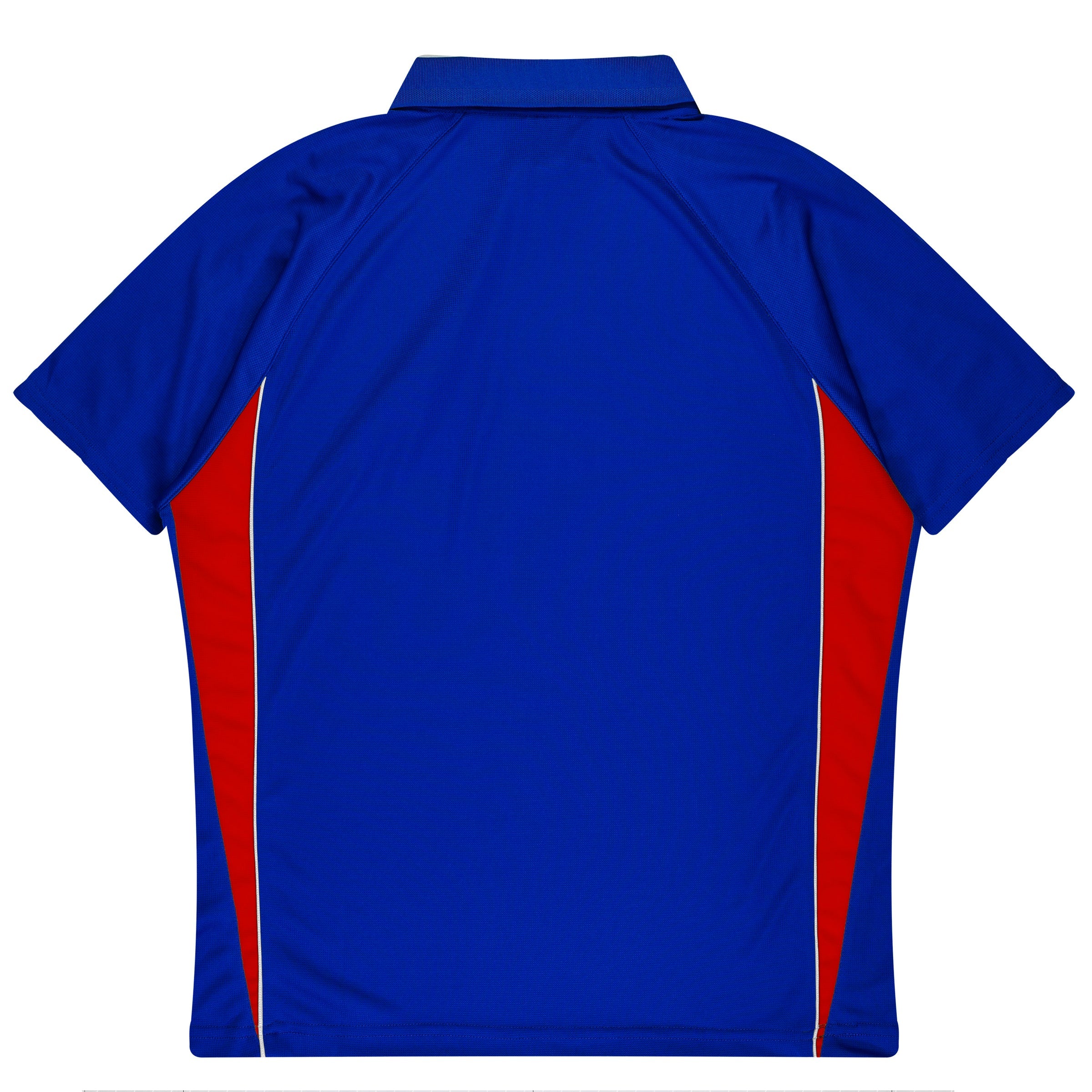 INTEGRITY COACH LINES - 1304 - EUREKA MENS POLOS W/ POCKET - ROYAL/RED
