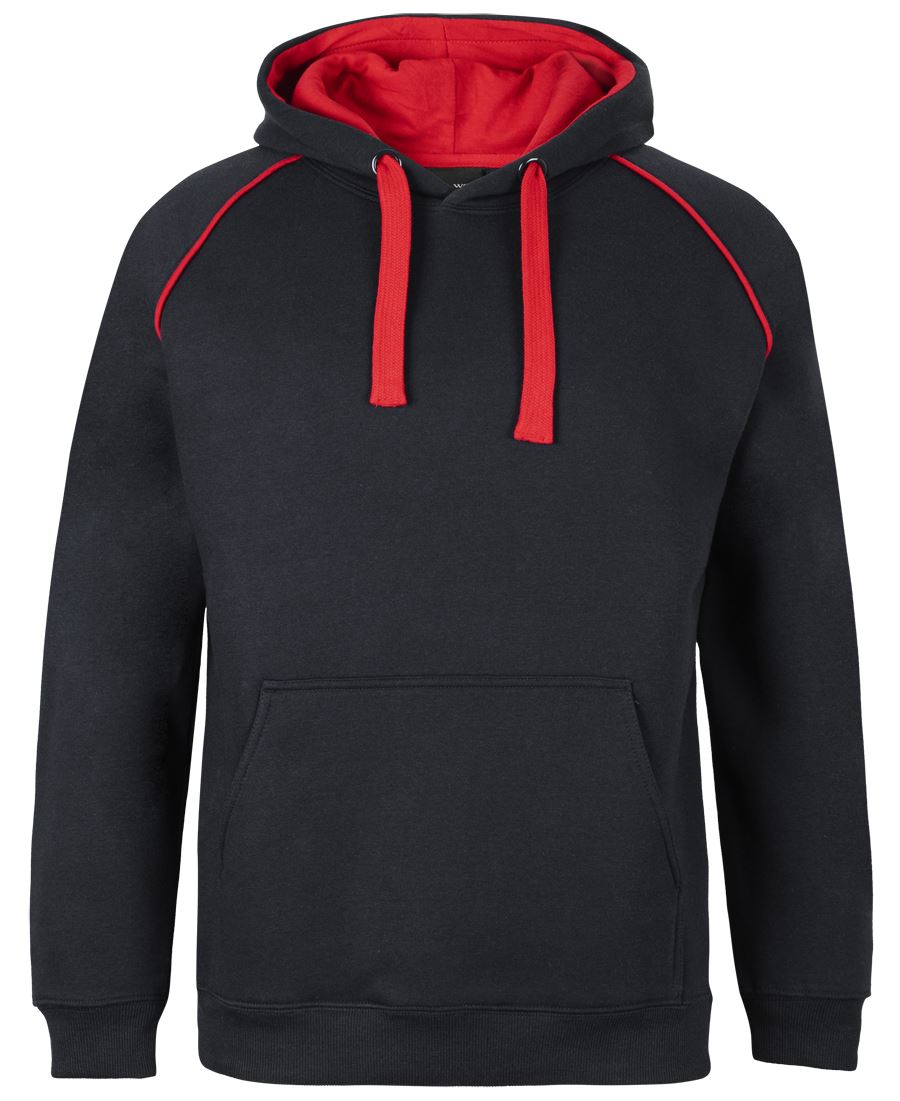 CONTRAST FLEECY HOODIE - 3CFH