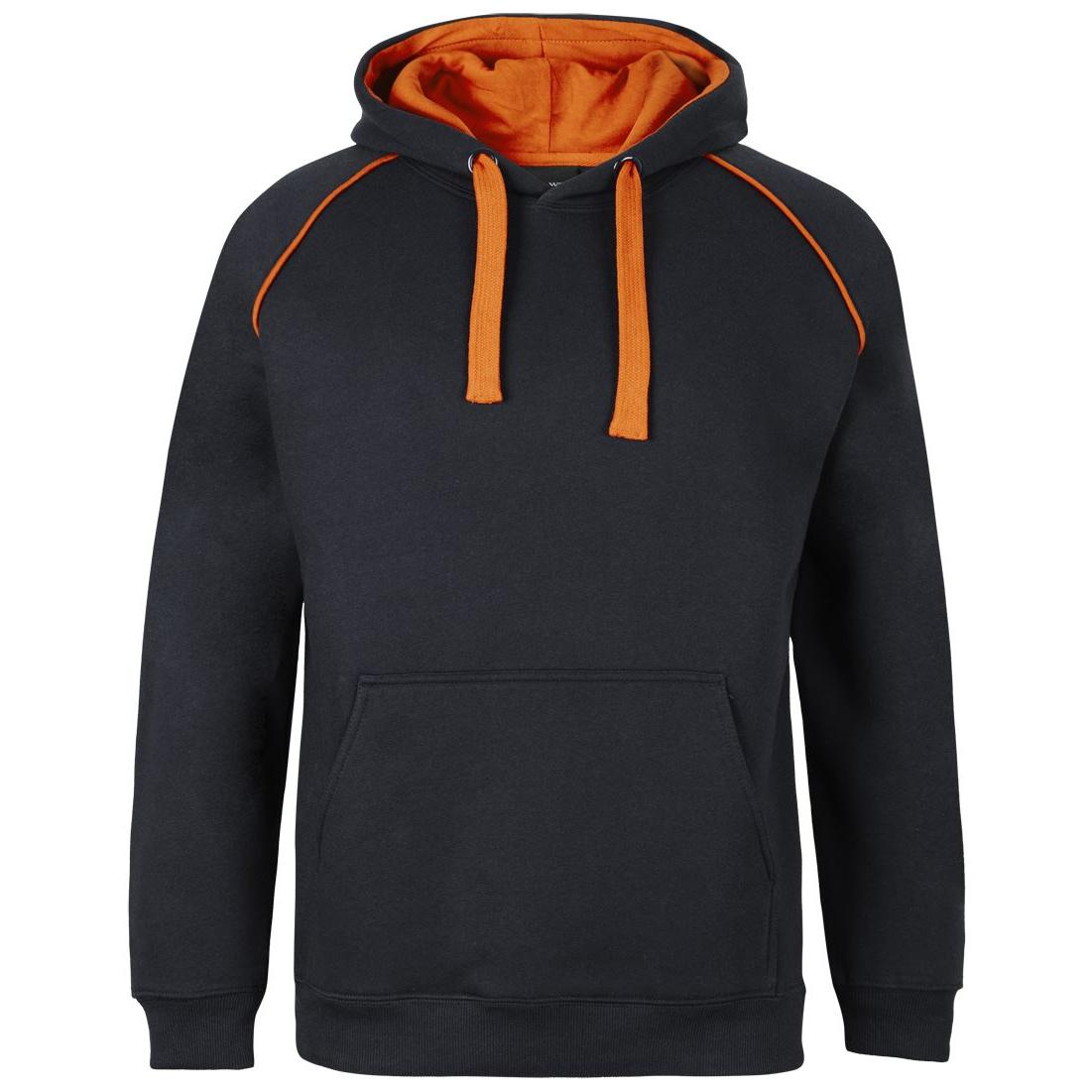 CONTRAST FLEECY HOODIE - 3CFH