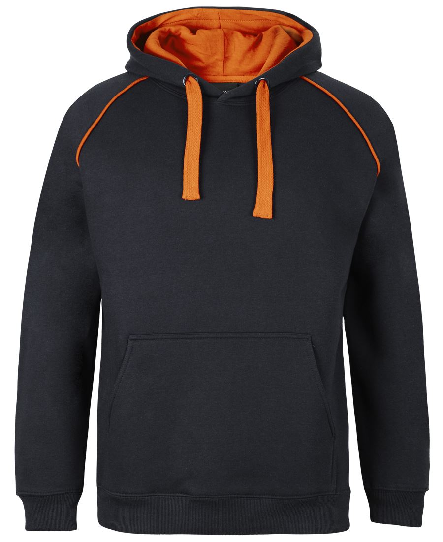 CONTRAST FLEECY HOODIE - 3CFH