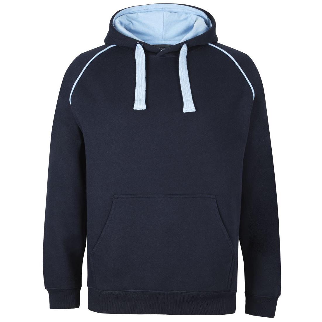 CONTRAST FLEECY HOODIE - 3CFH