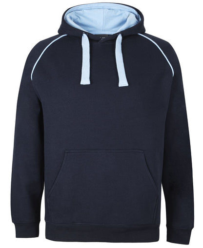 CONTRAST FLEECY HOODIE - 3CFH
