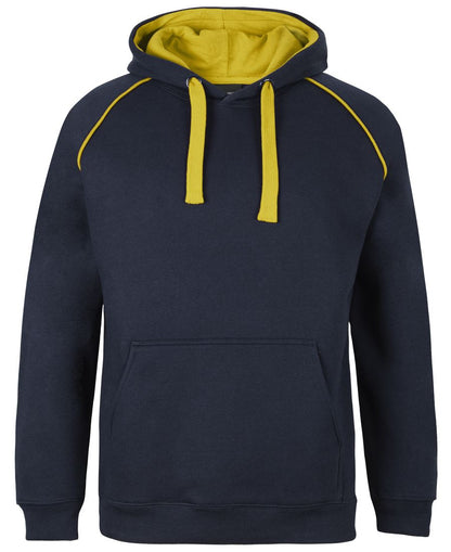 CONTRAST FLEECY HOODIE - 3CFH