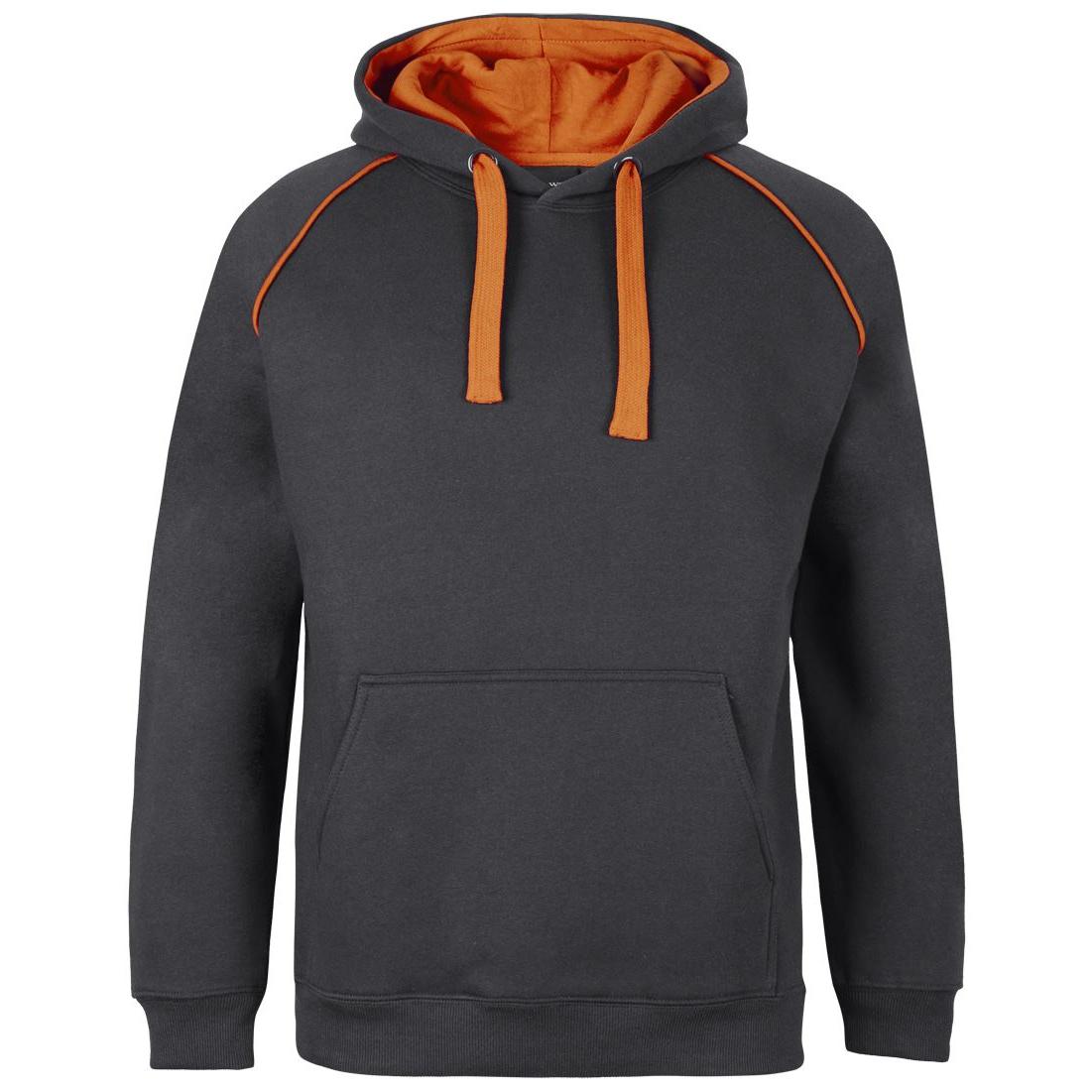 CONTRAST FLEECY HOODIE - 3CFH
