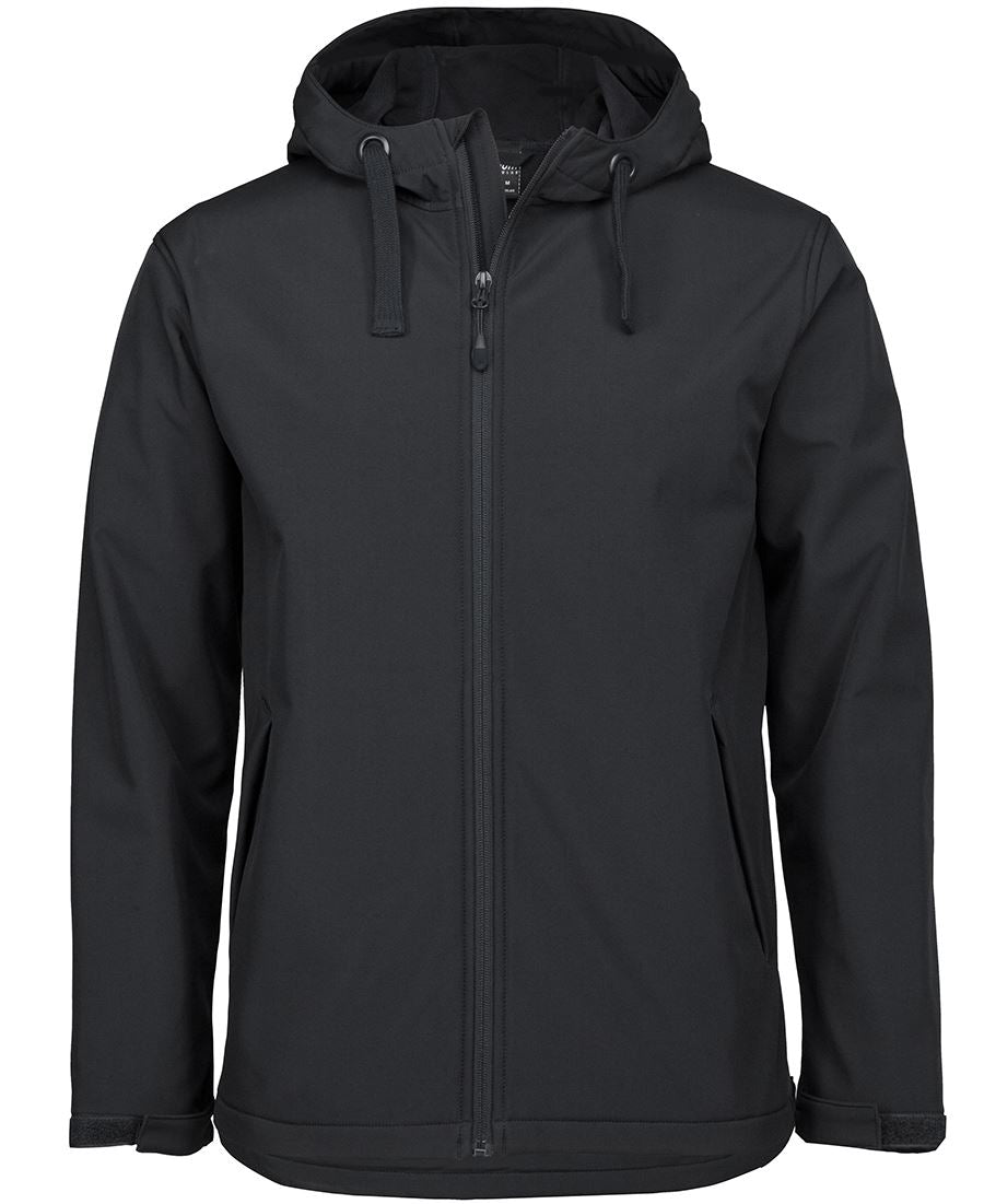 KAPTURE PHOTOGRAPHY - 3WSH - PDM THREE LAYER HOODED SOFTSHELL JACKET - BLACK