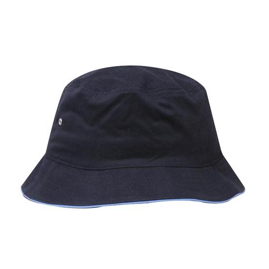 ROY P&G - 4223 - BUCKET HAT - NAVY/SKY