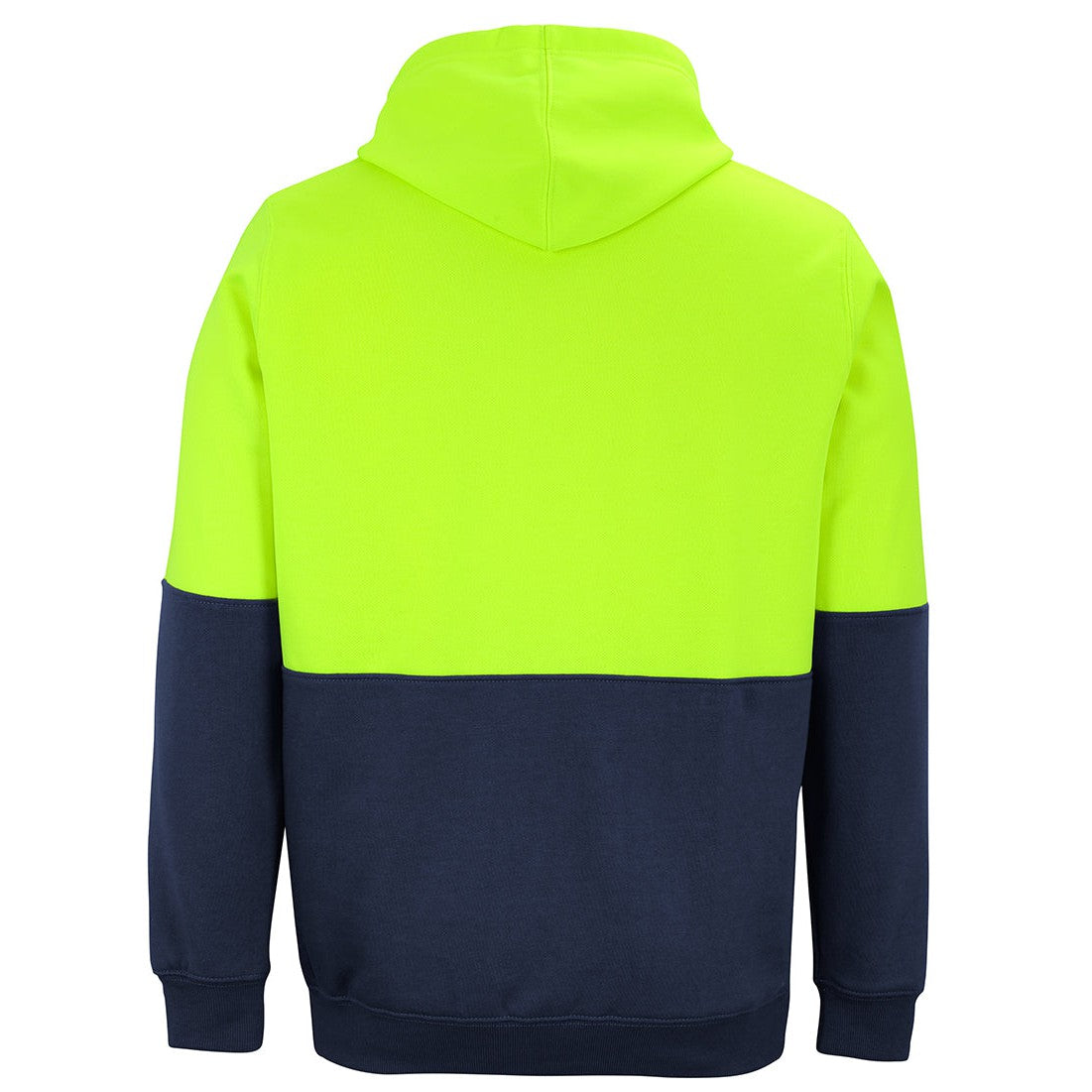 MCNAUGHTANS - 6HVPH - JB'S HI VIS PULL OVER HOODIE - LIME/NAVY