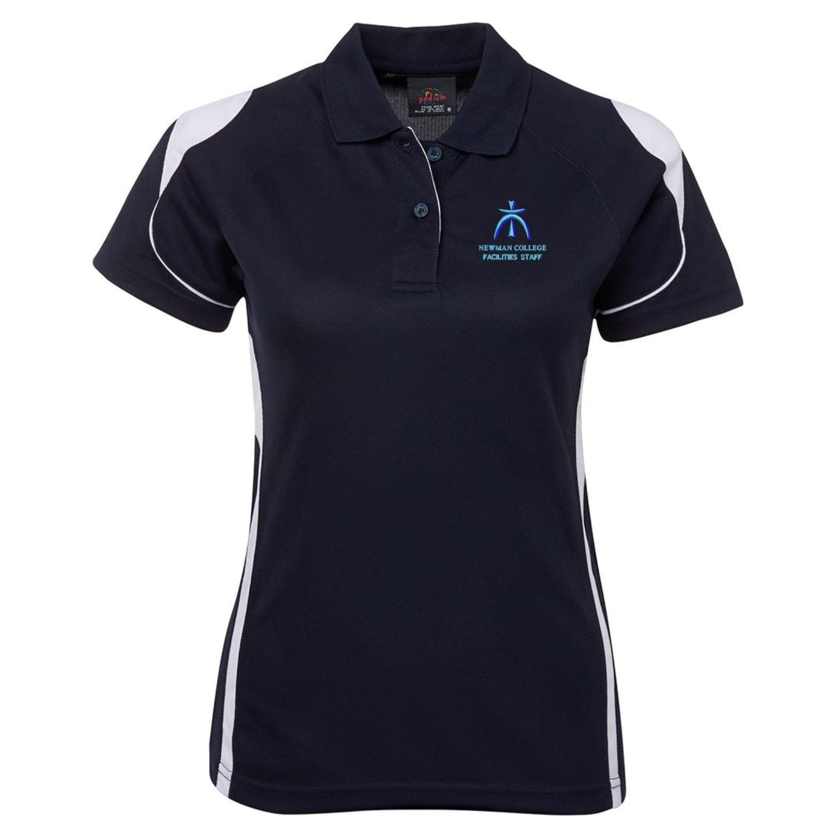 NEWMAN C - FACILITIES - 7BEL/1 - PODIUM BELL POLO - NAVY/WHITE