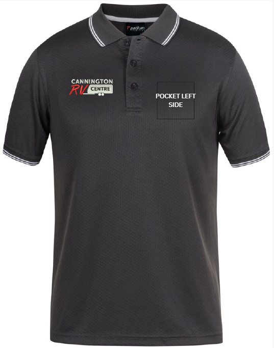NEW AGE C - 7JCP - POLO SHIRT - GUMNMETAL/WHTEE