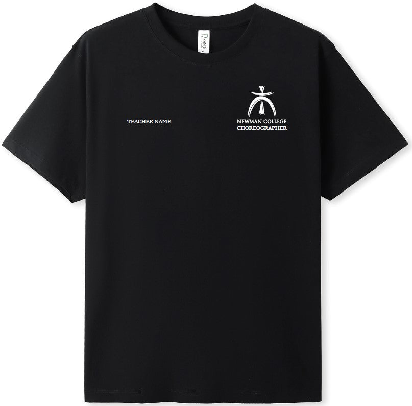 NEWMAN C - DANCE - STAFF - T201HD/T302HT - TEE - BLACK