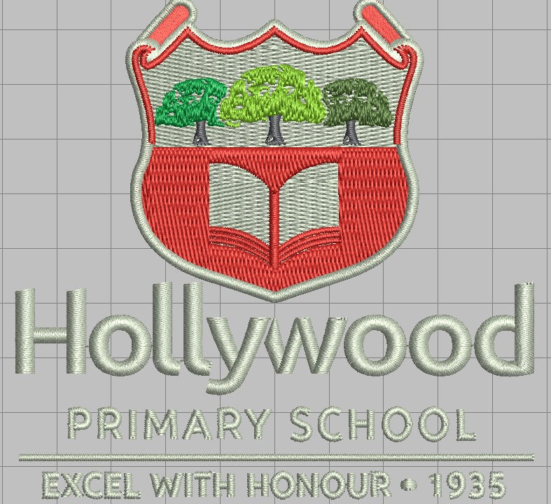 HOLLYWOOD PS - P227LS/MS - STAFF POLO - BLACK/RED