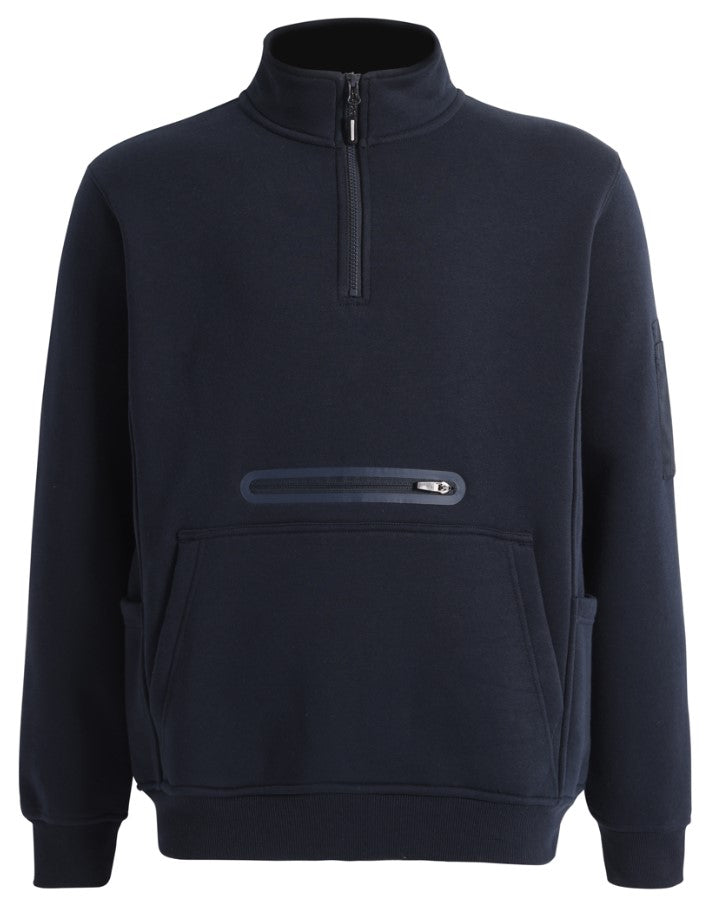 FL15 Unisex Premium Fleece Half Zip Work Sweat