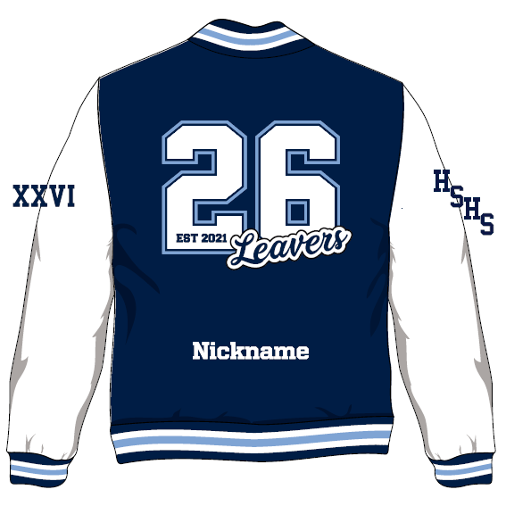 HARRISDALE SHS - LEAVER JACKET - 2026 - ROUND 2