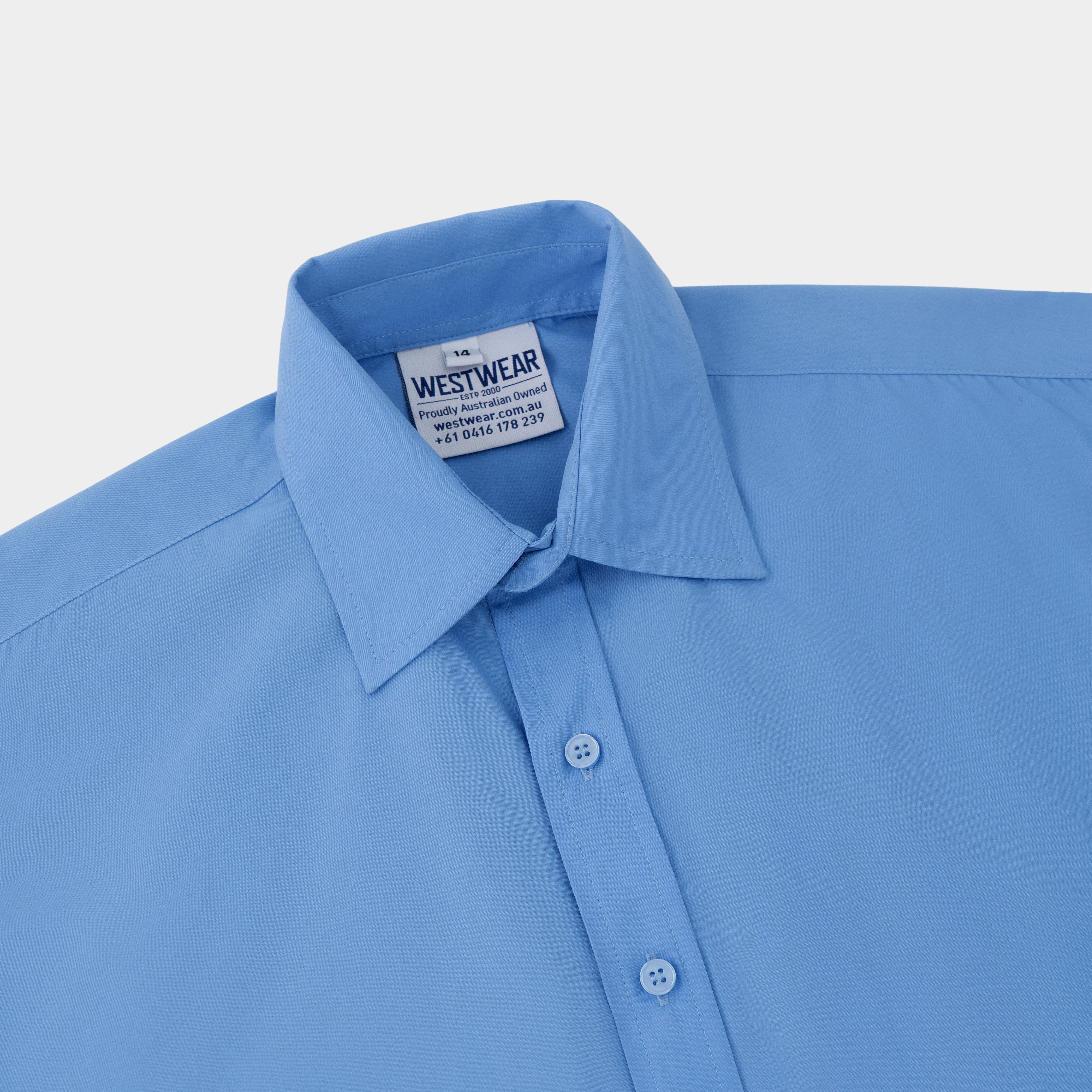 LANDSDALE -  PRIMARY SCHOOL - BOY'S BLUE SHIRT